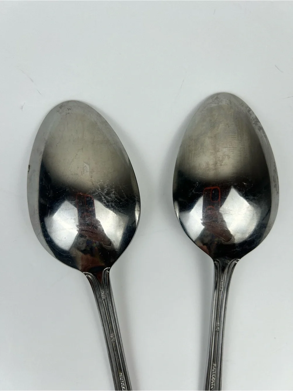 Pfaltzgraff Meridian 2 Pc Stainless Steel Serving Spoons Set Silver